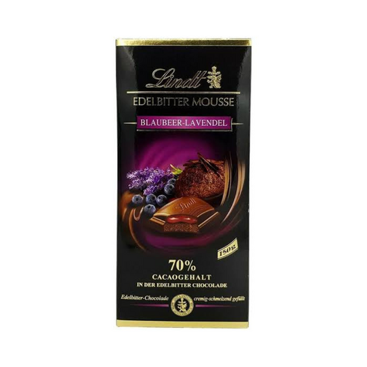 LINDT 70% BLUEBERRY LAVENDER MOUSSE DARK CHOCOLATE