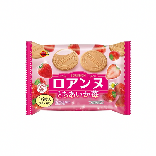 JAPANESE BOURBON ROANNE TOCHIAIKA ICHIGO STRAWBERRY BISCUITS (🇯🇵)