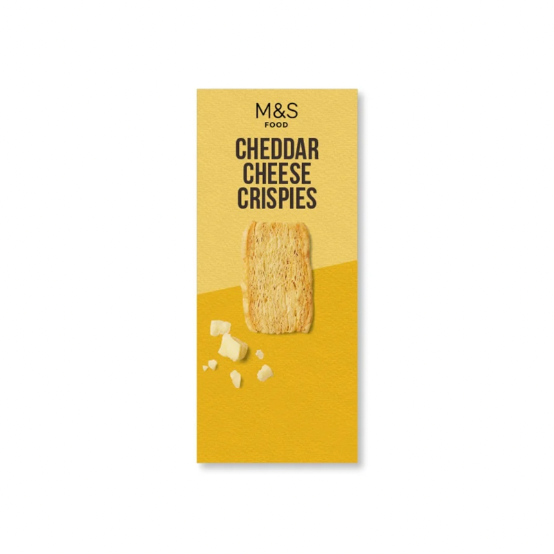 M&S CHEDDAR CHEESE CRISPIES