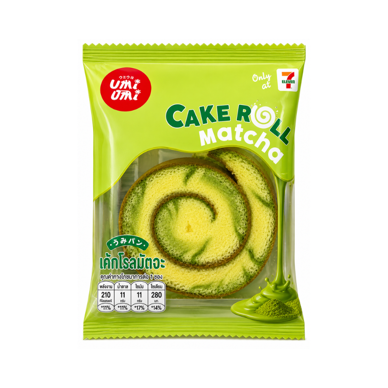 UMI UMI MATCHA CAKE ROLL (🇹🇭)