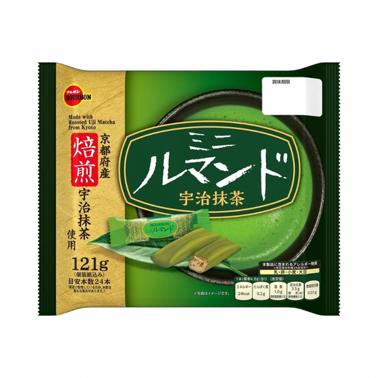 JAPANESE BOURBON MINI UJI MATCHA LUMONDE COOKIES (🇯🇵)