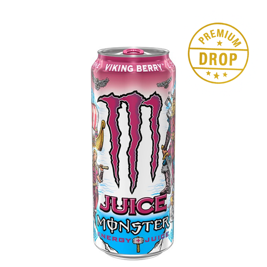 MONSTER ENERGY VIKING BERRY ( SILVER CAP / SILVER TOP)