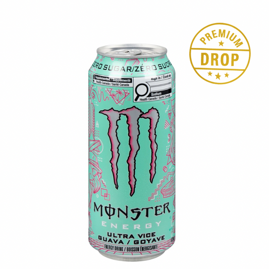 MONSTER ENERGY ULTRA VICE GUAVA ( SILVER TOP )