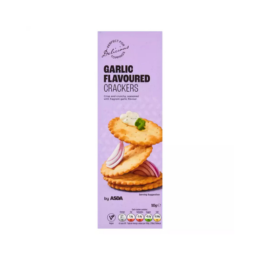 ASDA Garlic Crackers Pack – Savoury Imported Snack
