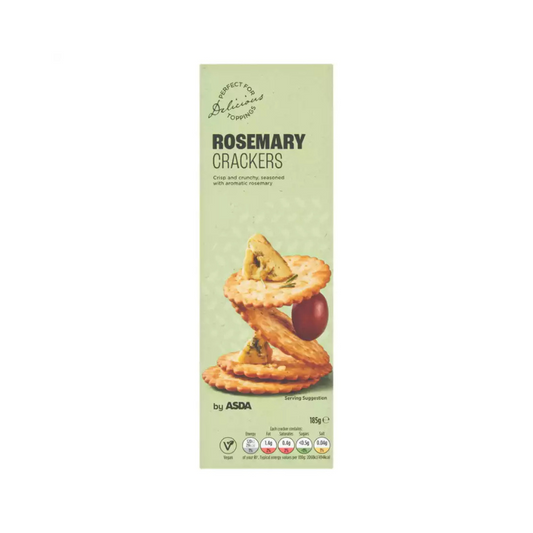 ASDA Rosemary Crackers Pack – Herb-Infused Savoury Snack