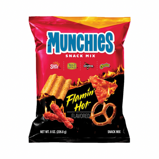 MUNCHIES FLAMING HOT SNACK MIX