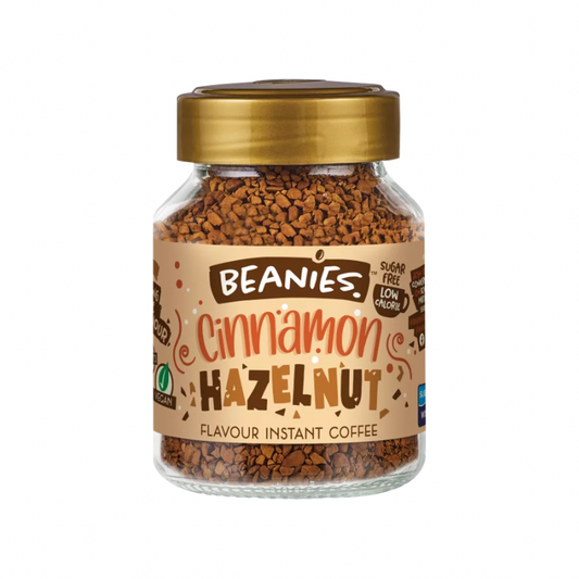 Beanies Cinnamon Hazelnut Coffee Jar – Flavoured Instant Coffee