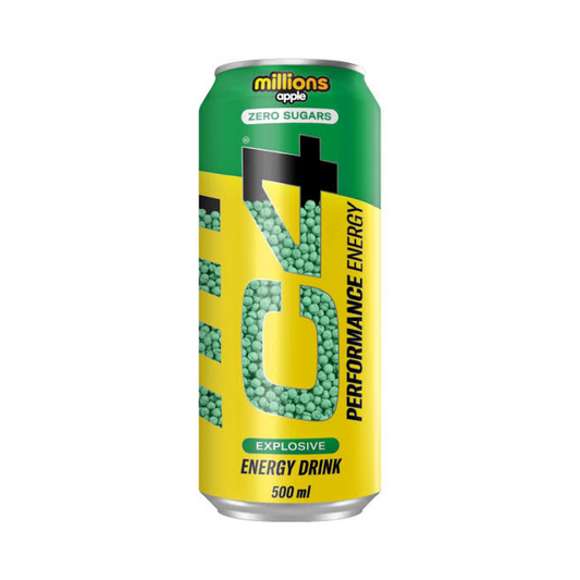 C4 Millions Apple Energy Drink – Zero Sugar Performance Booster