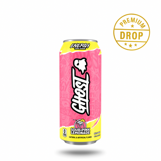 GHOST SOUR PINK LEMONADE ENERGY DRINK