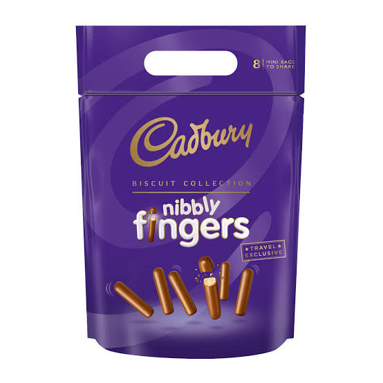 Cadbury Nibbly Fingers Travel Edition – Mini Chocolate Biscuit Bites