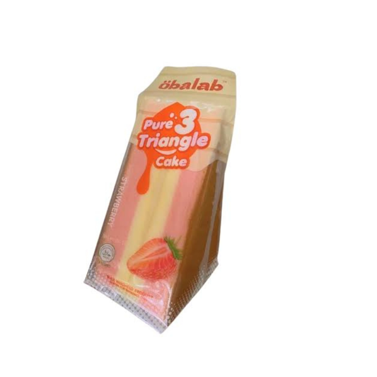 OBALAB STRAWBERRY FLAVOURED TRIANGLE CAKE (🇨🇳)