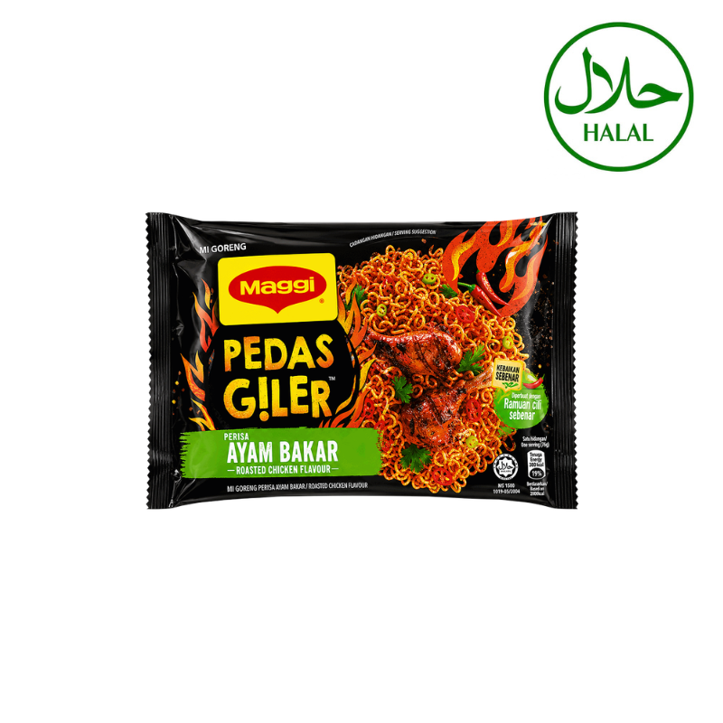 MAGGI PEDAS GILER AYAM BAKAR NOODLES (🇲🇾)
