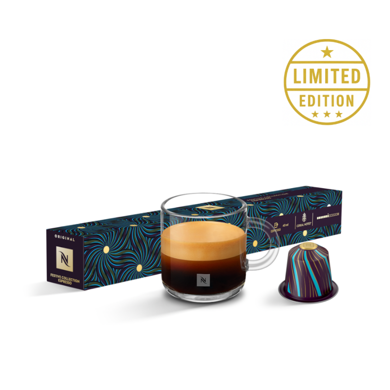 NESPRESSO FESTIVE COLLECTION ESPRESSO COFFEE PODS