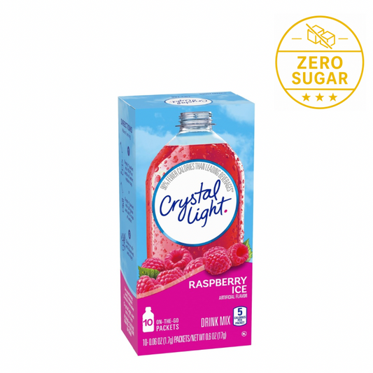 CRYSTAL LIGHT RASPBERRY ICE MIX ( ZERO SUGAR )