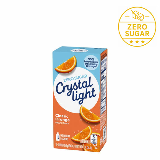 CRYSTAL LIGHT CLASSIC ORANGE MIX ( ZERO SUGAR )
