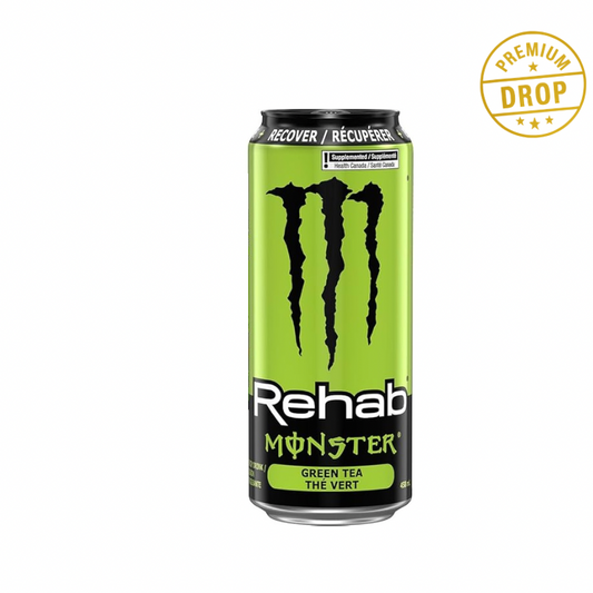 MONSTER REHAB GREEN TEA ENERGY DRINK ( BLACK TOP)