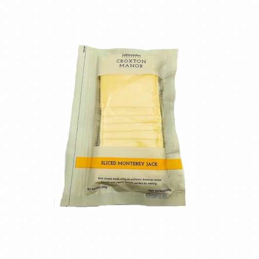 CROXTON MANOR SLICED MONTEREY JACK CHEESE