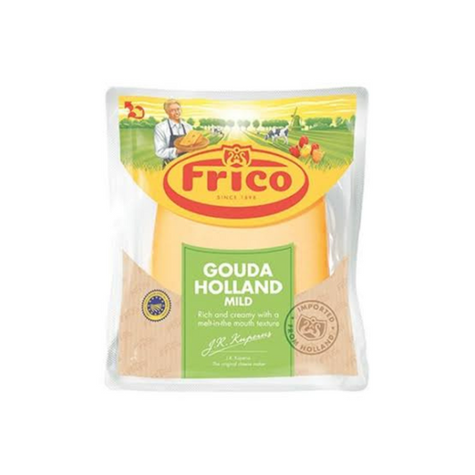 Frico Gouda Holland Mild Cheese Block – Dutch Cheese for Slicing & Cooking