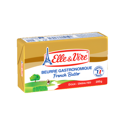 ELLE & VIRE UNSALTED FRENCH BUTTER