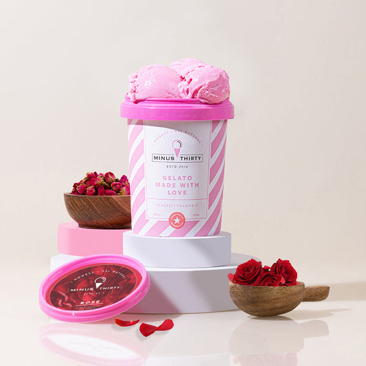 Minus 30 Vegan Rose Ice Cream Tub – Sugar Free
