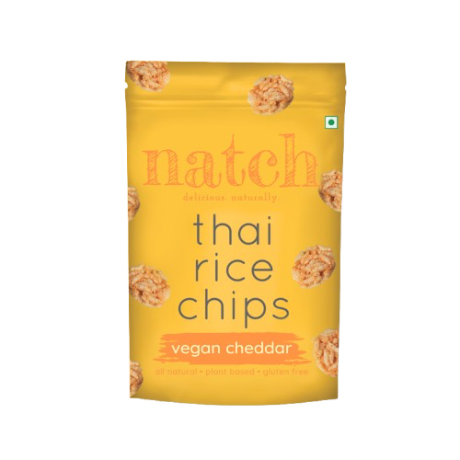 NATCH THAI RICE CHIPS VEGAN CHEDDAR