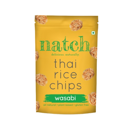NATCH THAI RICE CHIPS WASABI