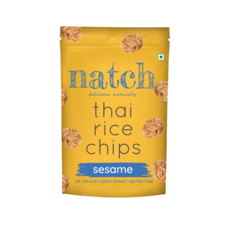 NATCH THAI RICE CHIPS SESAME