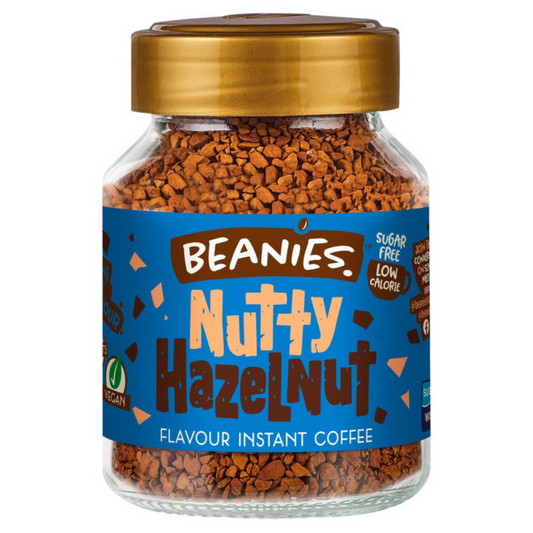 Beanies Hazelnut Coffee Jar – Amiri Foods Mumbai