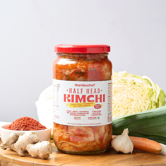 Bombucha Half Head Kimchi – Korean Style Fermented Cabbage