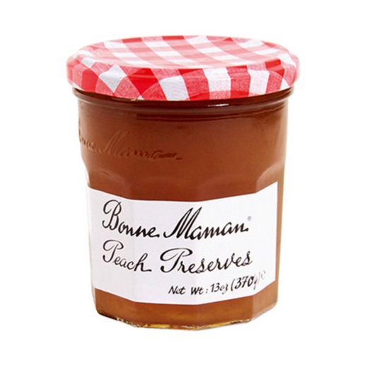 Bonne Maman Peach Preserve – French Peach Fruit Jam Jar