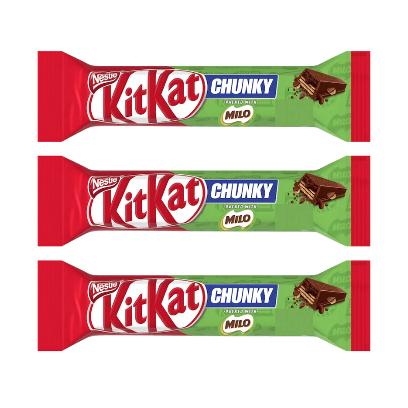 KITKAT CHUNKY MILO ( PACK OF 3)