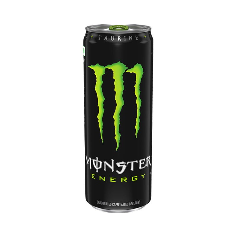 MONSTER ENERGY ORIGINAL DRINK (SILVER TOP / GREEN CAP)