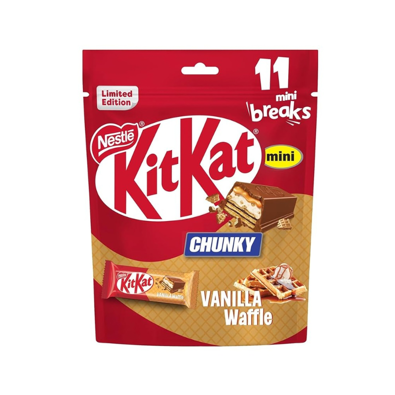 KITKAT CHUNKY VANILLA WAFFLE MINIS