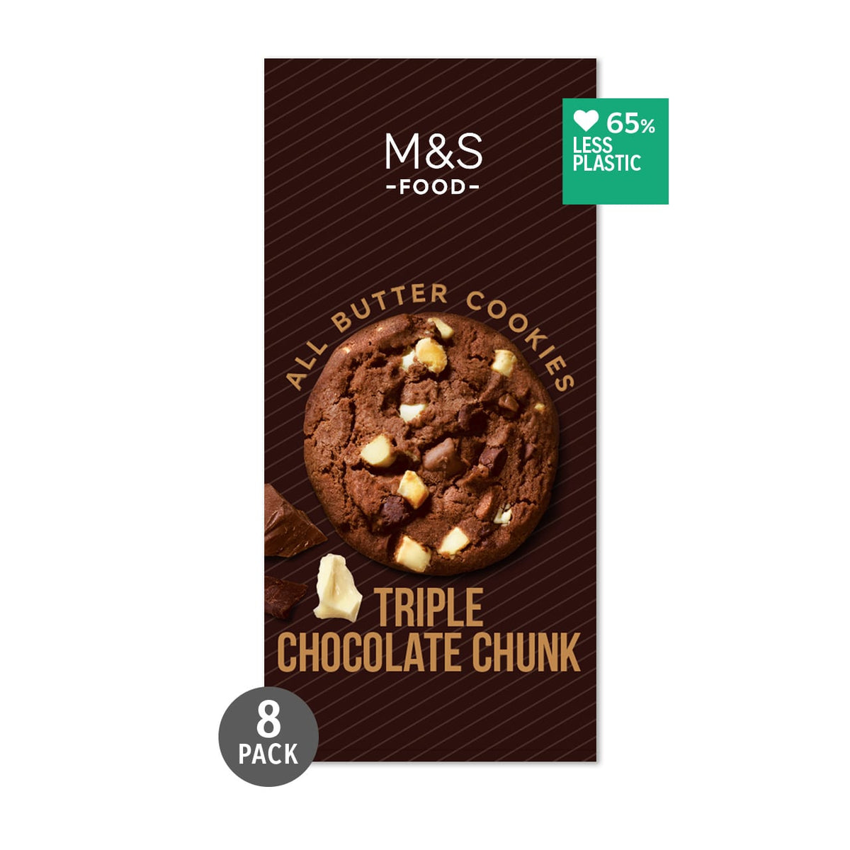M&S TRIPLE BELGIAN CHOC CHUNK COOKIES (🇬🇧)