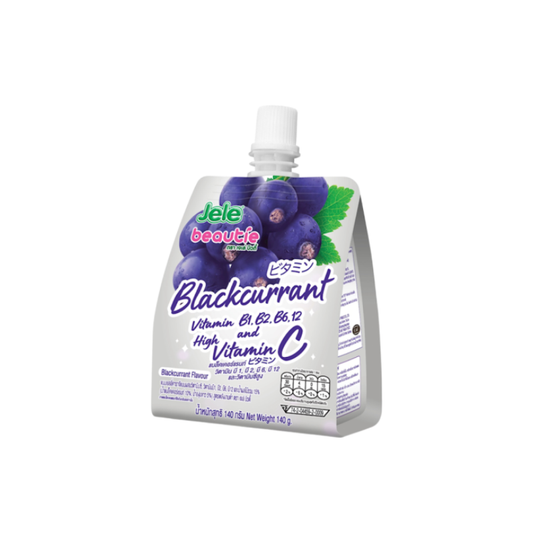 JELE BEAUTIE  WITH VITAMIN C , B1 , B2 , B6 & B12 ( BLACKCURRANT ) (🇹🇭)