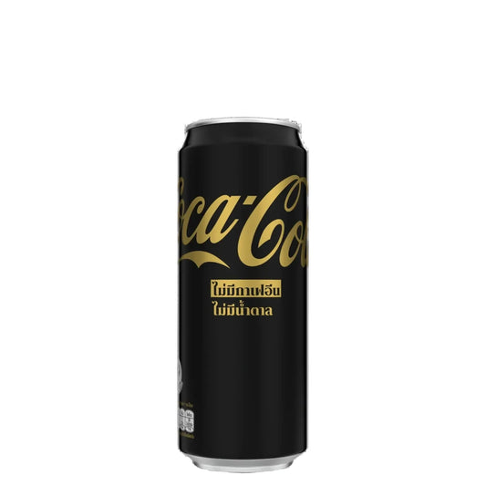 COCA COLA ZERO ZERO ( THE BLACK CAN )