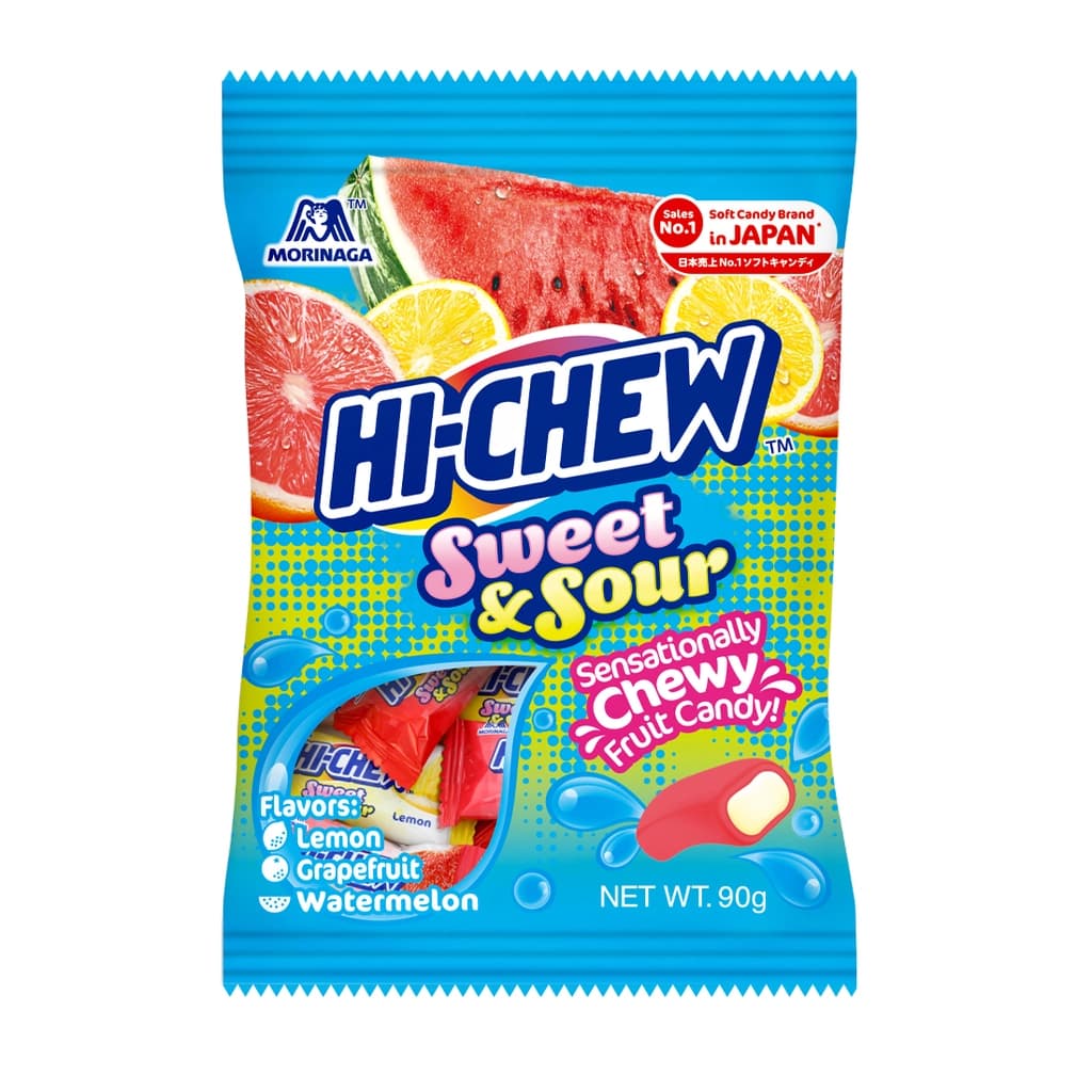 JAPANESE MORINAGA SWEET & SOUR CHEWY FRUIT CANDY (🇯🇵)