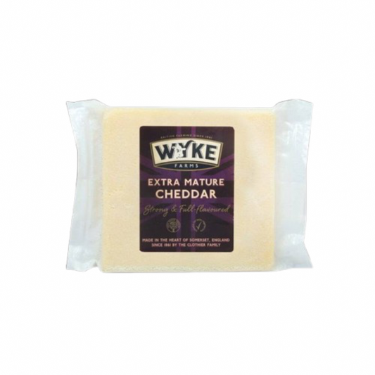 Wyke Extra Mature Cheddar Cheese – Strong British Cheddar Block
