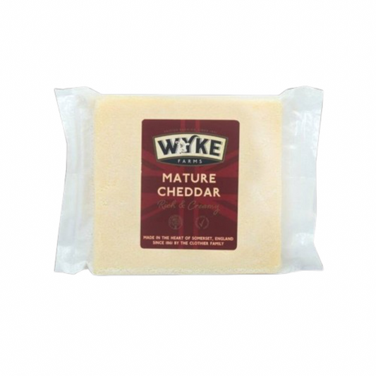 Wyke Mature Cheddar Cheese – Rich British Cheddar Block