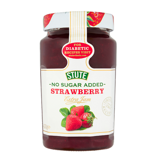 STUTE NO SUGAR ADDED STRAWBERRY JAM