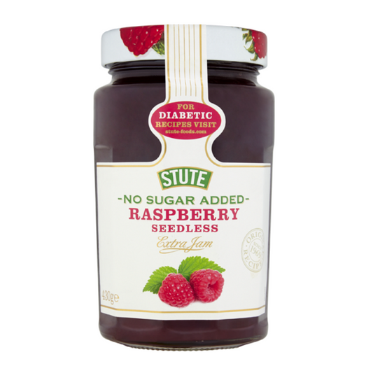 STUTE NO SUGAR ADDED RASPBERRY SEEDLESS JAM