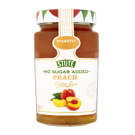 STUTE NO SUGAR ADDED PEACH JAM