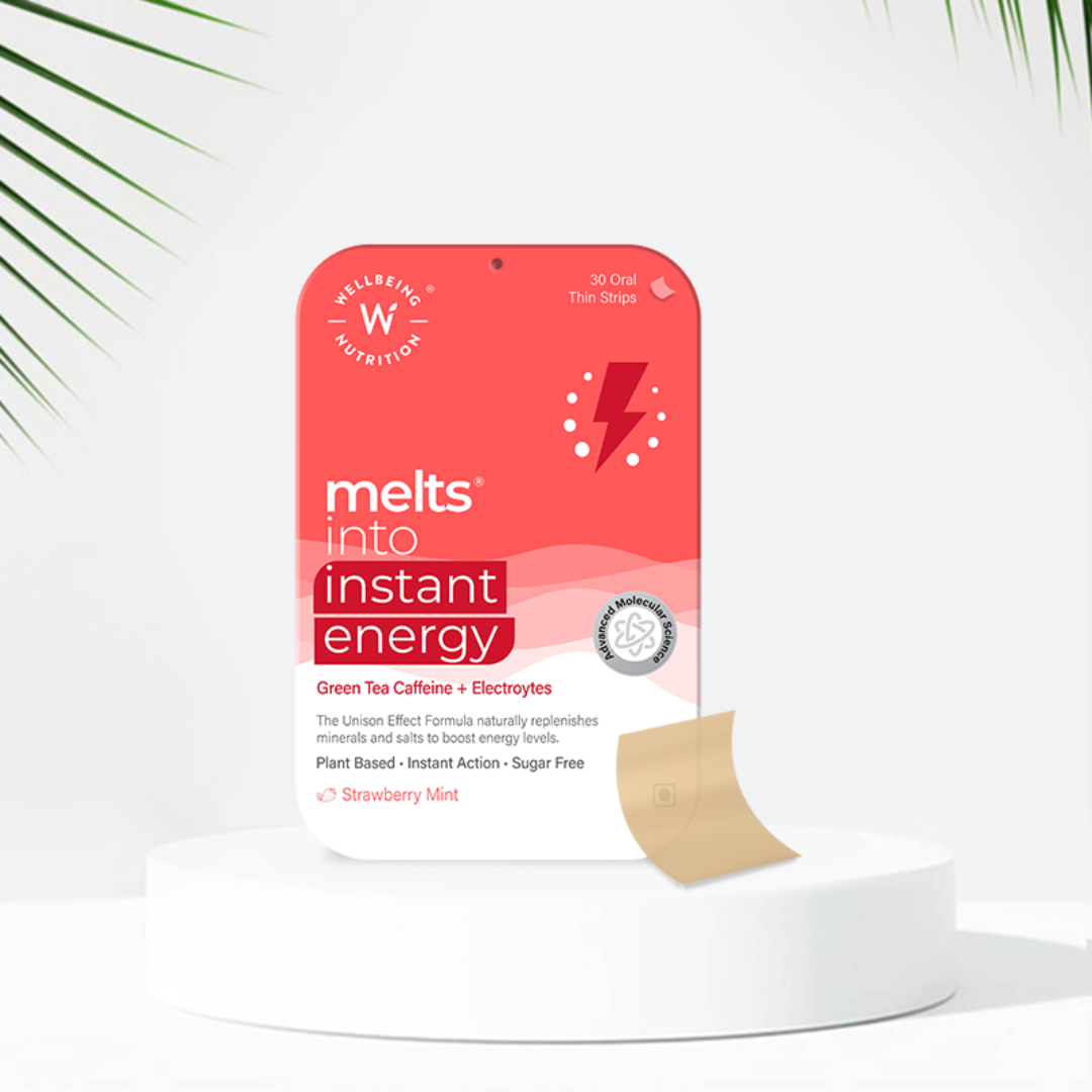 WELLBEING NUTRITION MELTS INTO INSTANT ENERGY