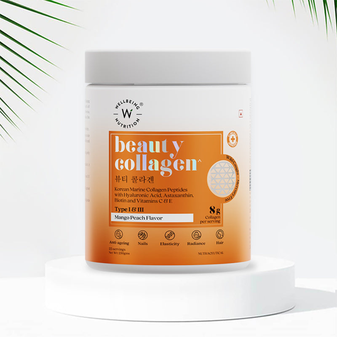 WELLBEING NUTRITION BEAUTY COLLAGEN IN MANGO PEACH FLAVOUR