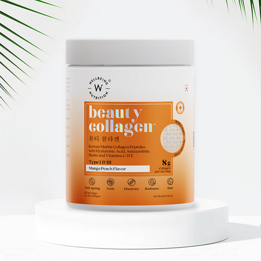 WELLBEING NUTRITION BEAUTY COLLAGEN IN MANGO PEACH FLAVOUR