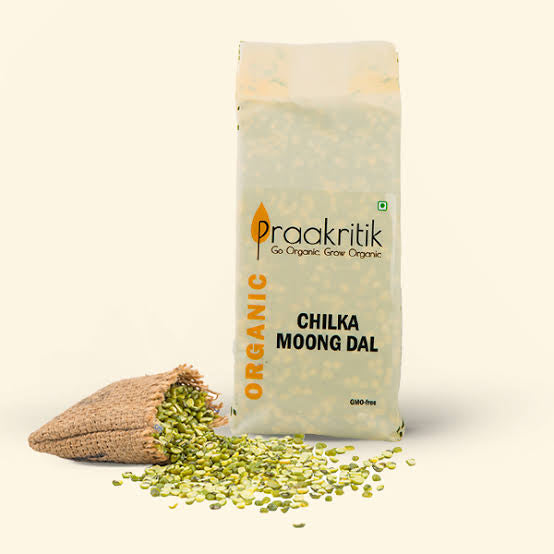 PRAAKRITIK ORGANIC GREEN CHILKA MOONG DAL