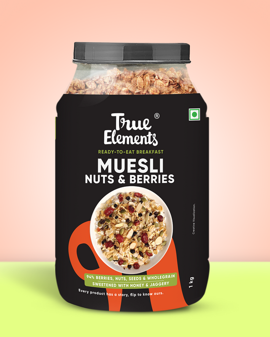 TRUE ELEMENTS FRUITS, NUTS & SEEDS MUESLI