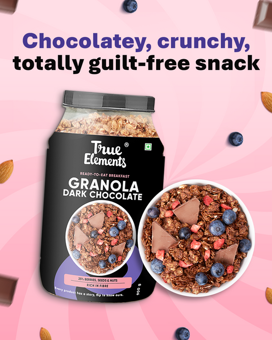 TRUE ELEMENTS DARK CHOCOLATE MUESLI