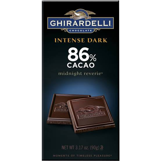 Ghirardelli 86% Intense Dark Chocolate Bar