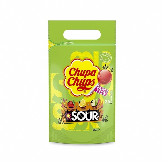 CHUPA CHUPS SOUR LOLLIPOPS